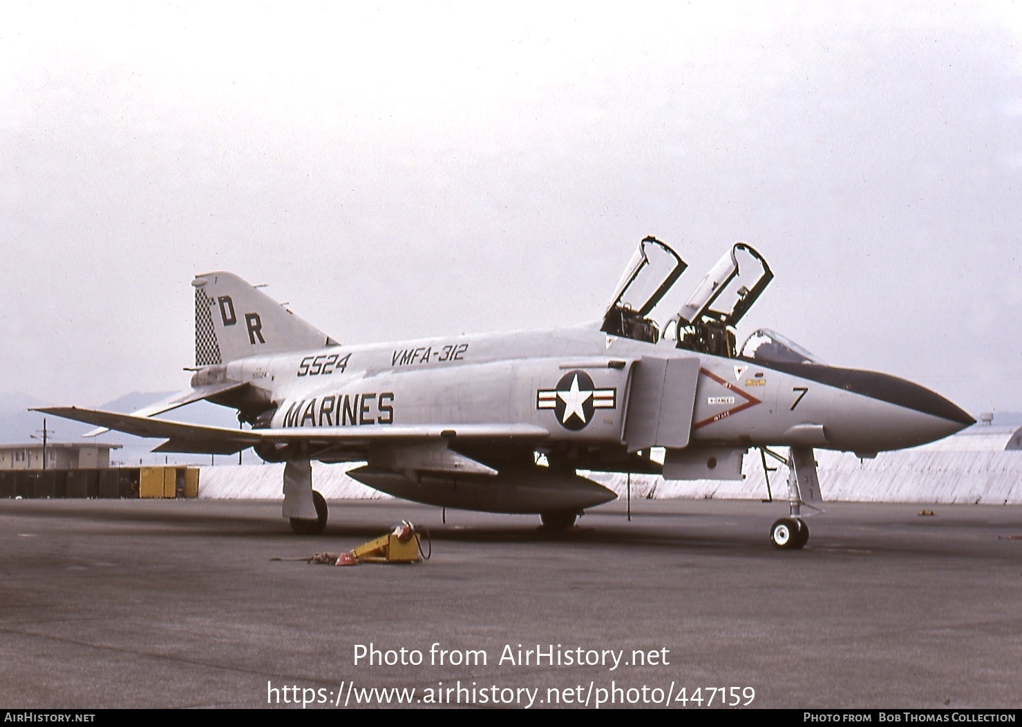 Aircraft Photo of 155524 / 5524 | McDonnell Douglas F-4J Phantom II | USA - Marines | AirHistory.net #447159