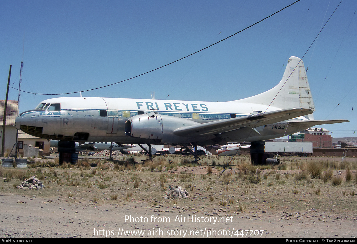 Aircraft Photo of CP-1433 | Convair T-29D | Fri Reyes - Frigorífico Reyes | AirHistory.net #447207