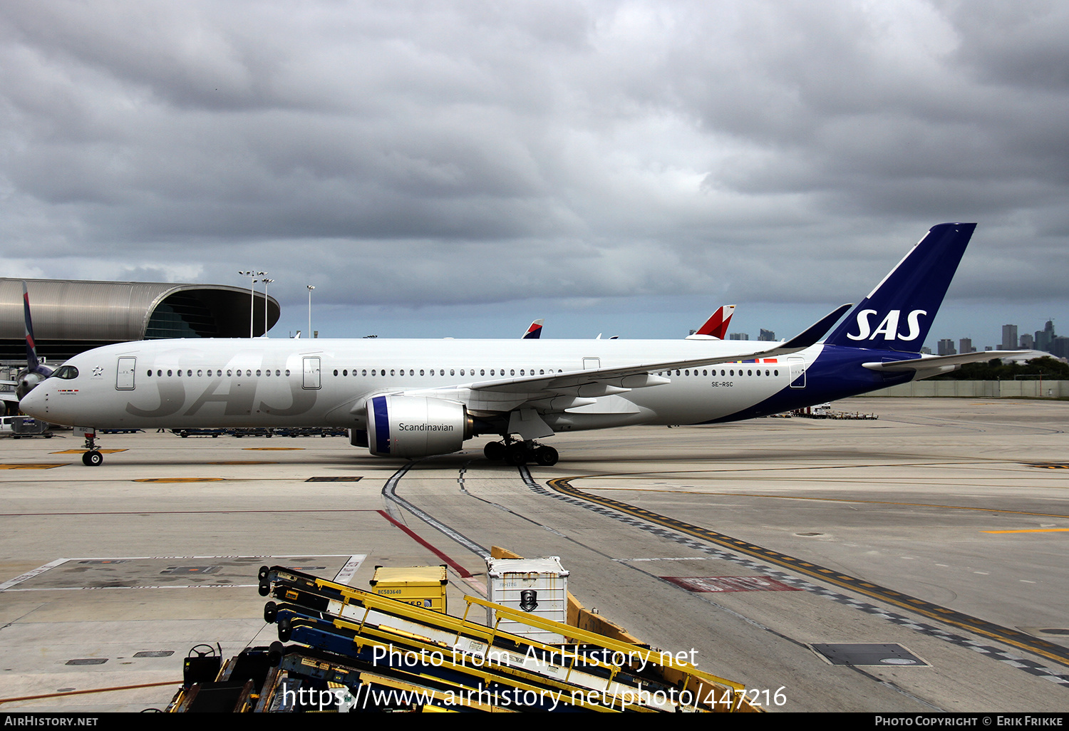 Aircraft Photo of SE-RSC | Airbus A350-941 | Scandinavian Airlines - SAS | AirHistory.net #447216