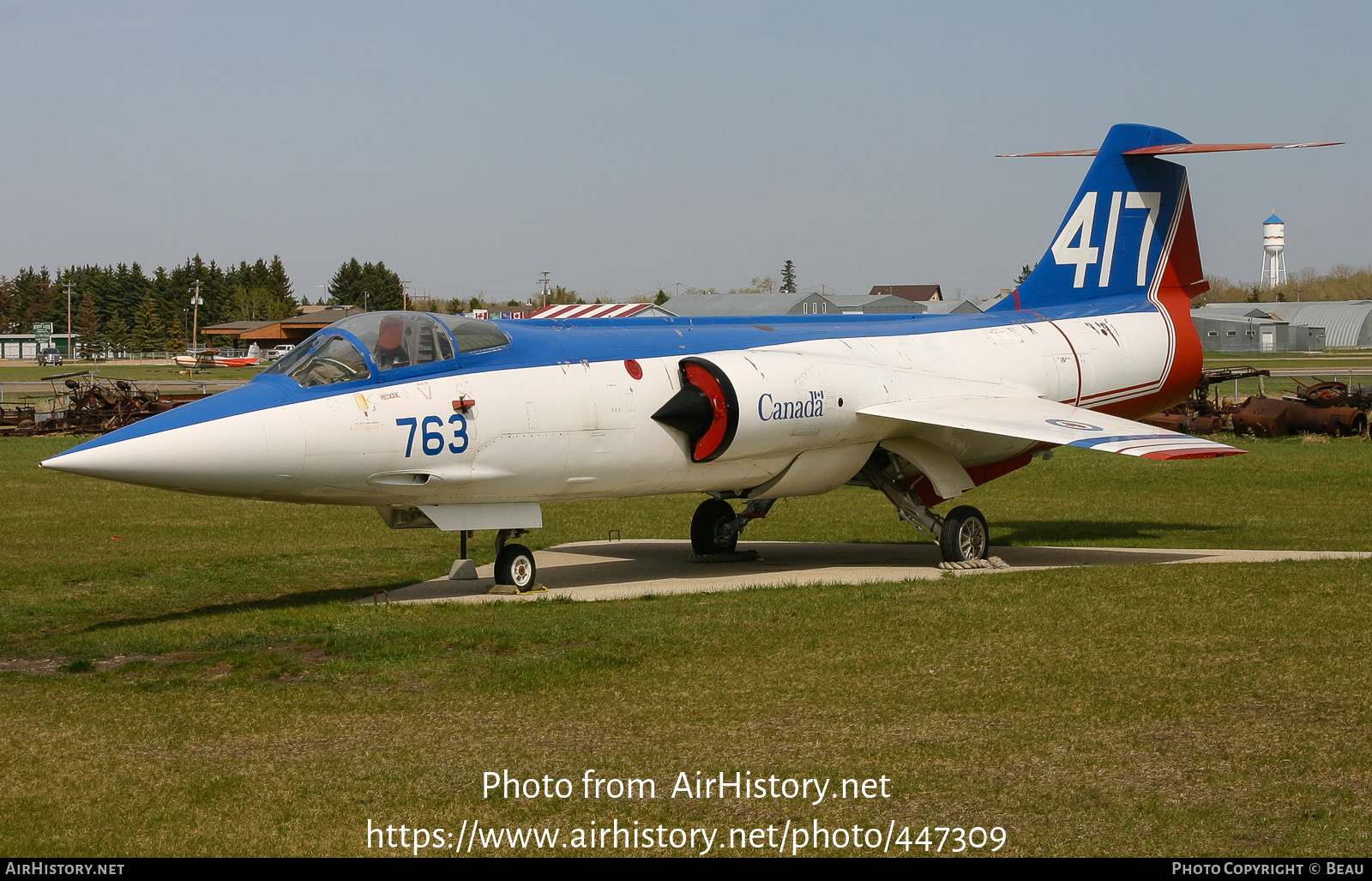 Aircraft Photo of 104763 / 763 | Canadair CF-104 Starfighter | Canada - Air Force | AirHistory.net #447309