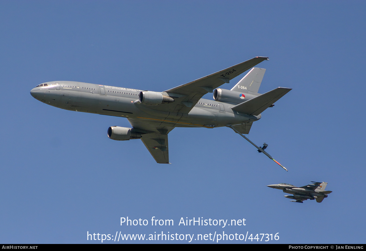 Aircraft Photo of T-264 | McDonnell Douglas KDC-10-30CF | Netherlands - Air Force | AirHistory.net #447316