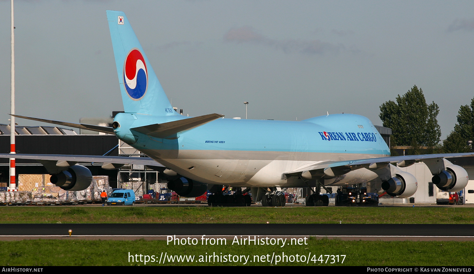 Aircraft Photo of HL7605 | Boeing 747-4B5F/ER/SCD | Korean Air Cargo | AirHistory.net #447317