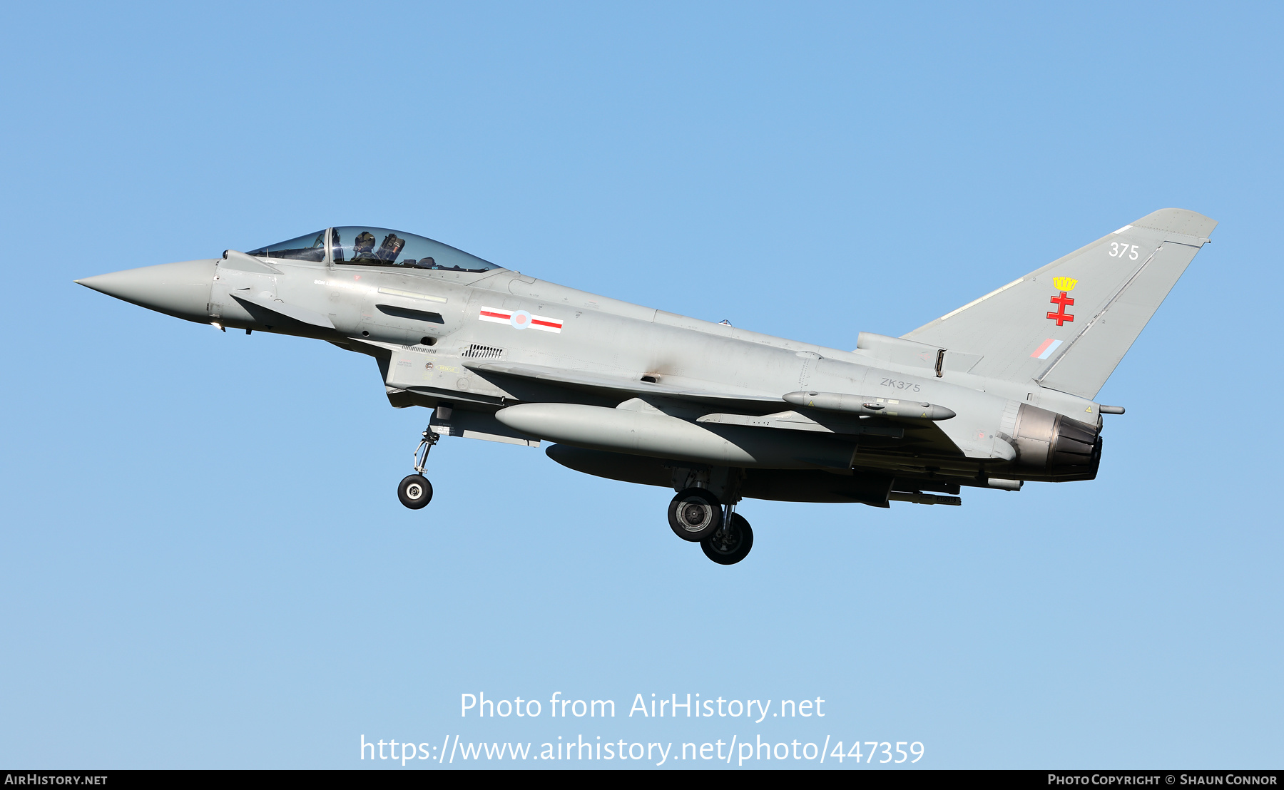 Aircraft Photo of ZK375 | Eurofighter EF-2000 Typhoon FGR4 | UK - Air Force | AirHistory.net #447359