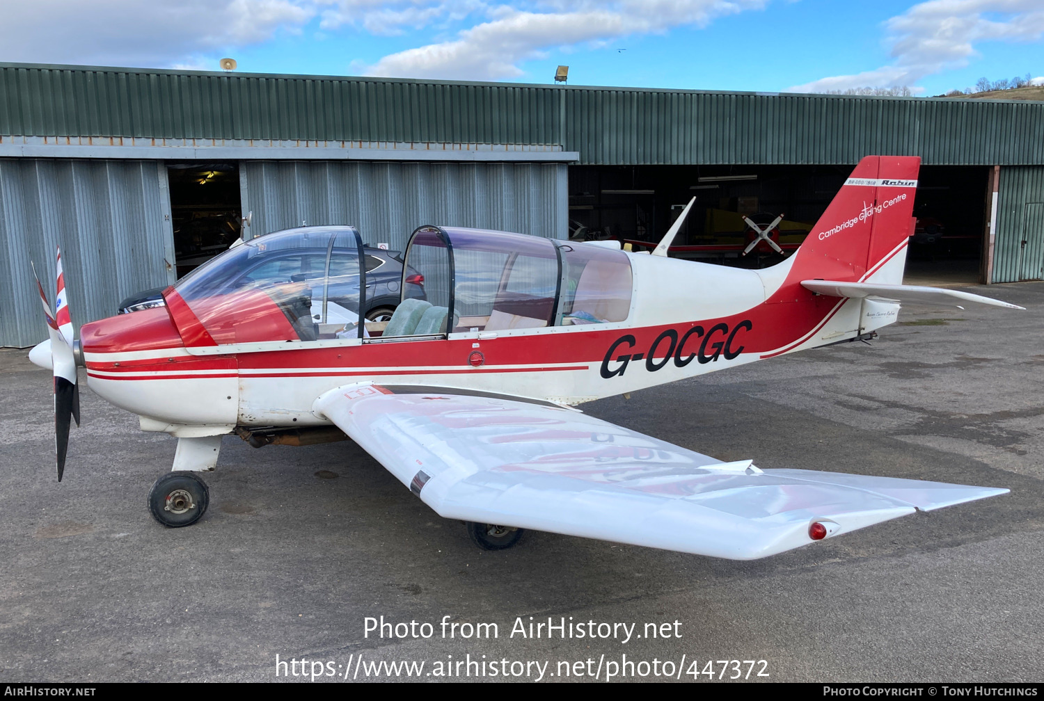 Aircraft Photo of G-OCGC | Robin DR-400-180R | Cambridge Gliding Centre | AirHistory.net #447372