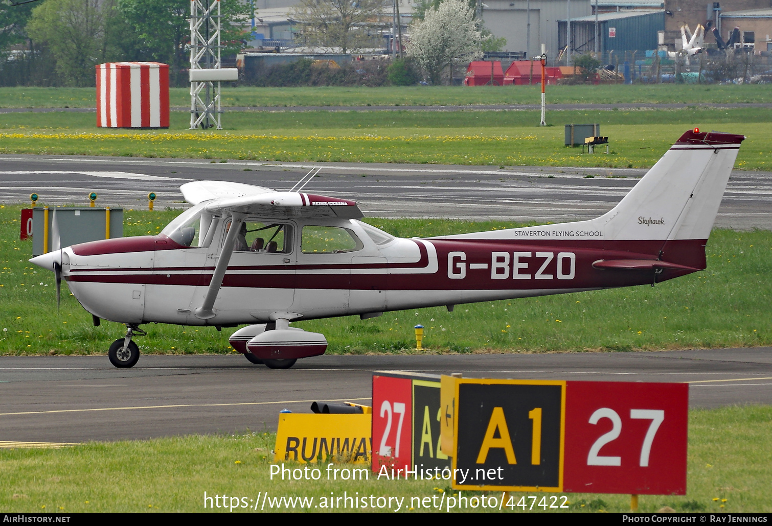 Aircraft Photo of G-BEZO | Reims F172M Skyhawk | SFS - Staverton Flying School | AirHistory.net #447422