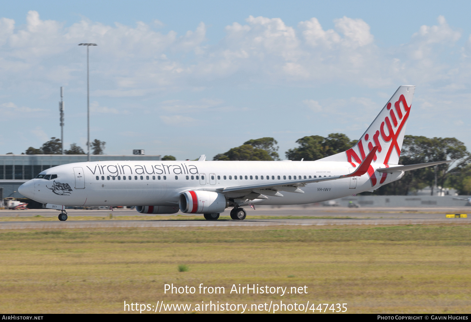 Aircraft Photo of VH-IWY | Boeing 737-800 | Virgin Australia Airlines | AirHistory.net #447435