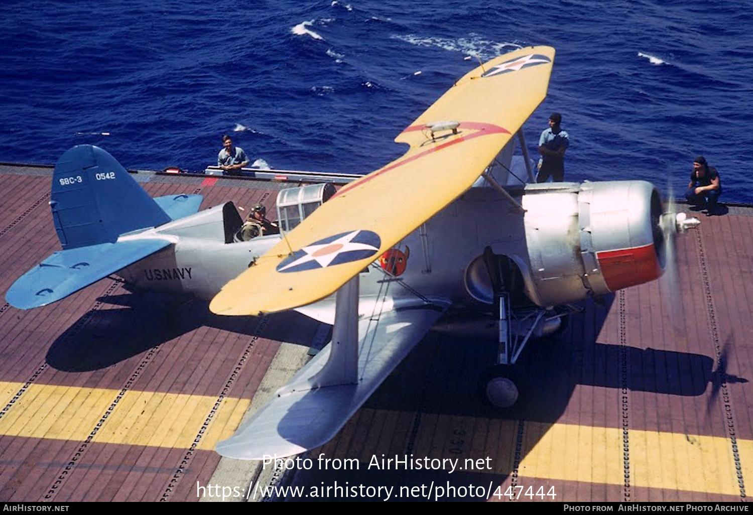 Aircraft Photo of 0542 | Curtiss SBC-3 Helldiver | USA - Navy | AirHistory.net #447444