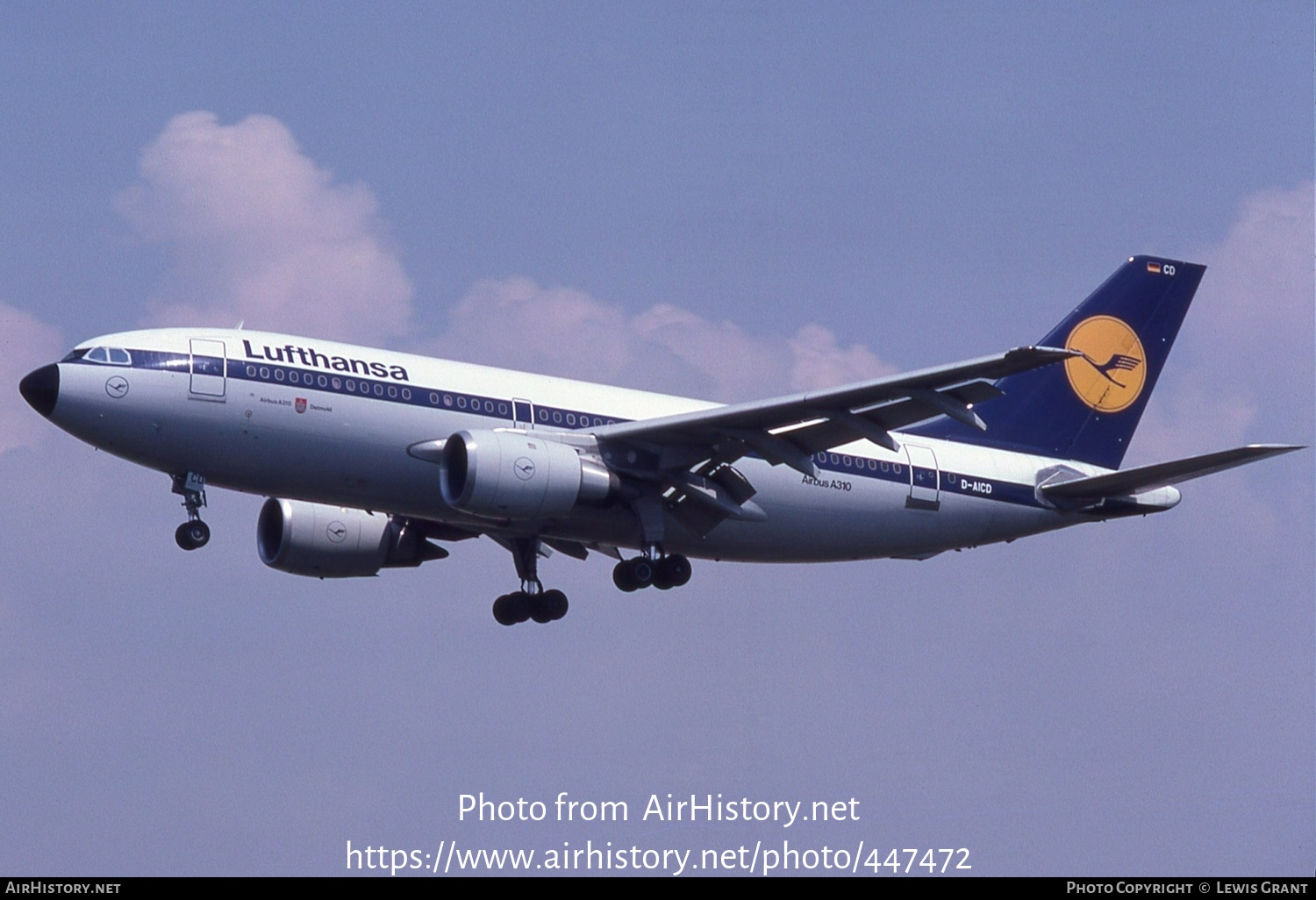 Aircraft Photo of D-AICD | Airbus A310-203 | Lufthansa | AirHistory.net #447472