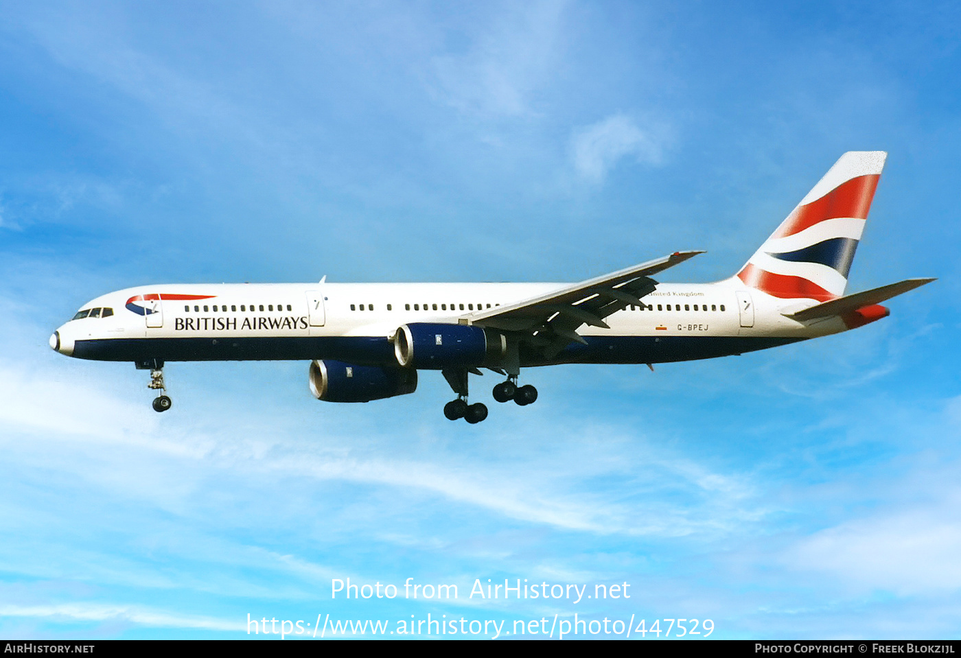 Aircraft Photo of G-BPEJ | Boeing 757-236 | British Airways | AirHistory.net #447529