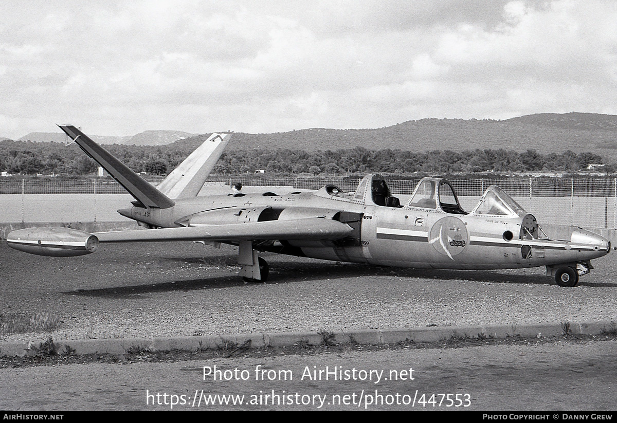 Aircraft Photo of 491 | Fouga CM-170 Magister | France - Air Force | AirHistory.net #447553