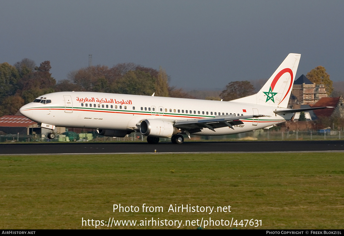 Aircraft Photo of CN-RMF | Boeing 737-4B6 | Royal Air Maroc - RAM | AirHistory.net #447631