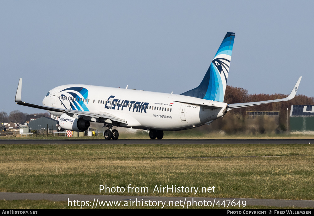 Aircraft Photo of SU-GDX | Boeing 737-866 | EgyptAir | AirHistory.net #447649