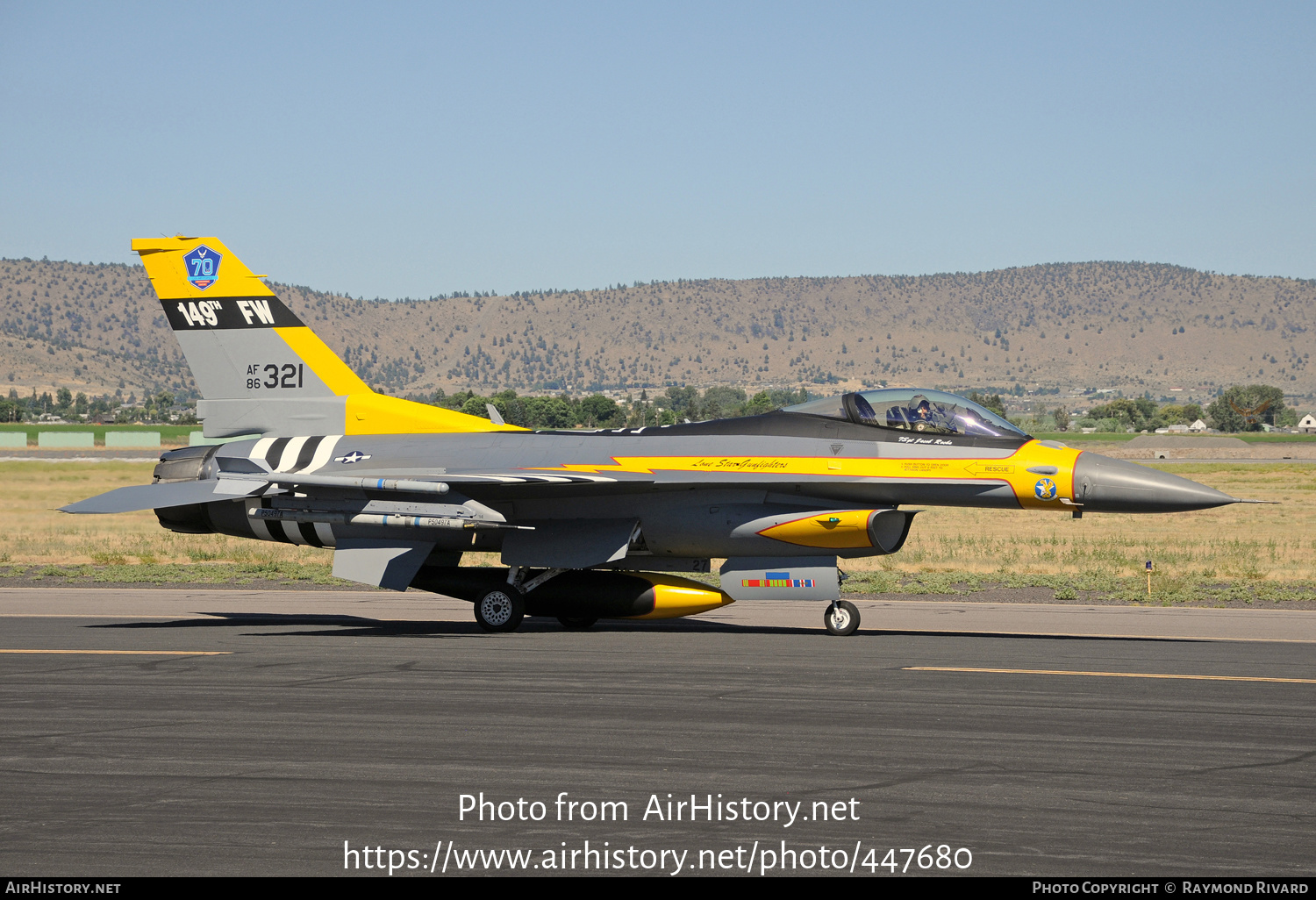 Aircraft Photo of 86-0321 / AF86-321 | General Dynamics F-16C Fighting Falcon | USA - Air Force | AirHistory.net #447680