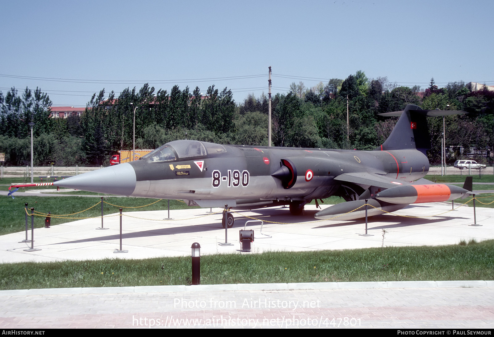 Aircraft Photo of 7190 | Lockheed F-104G Starfighter | Turkey - Air Force | AirHistory.net #447801