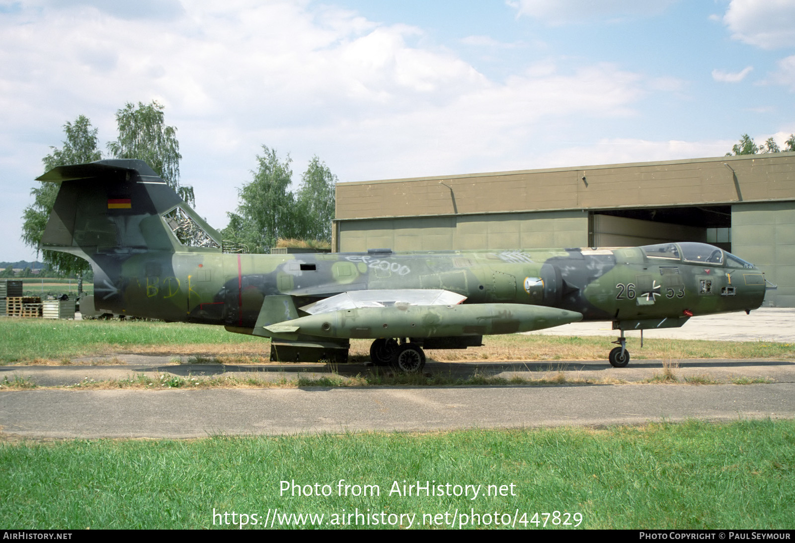 Aircraft Photo of 2653 | Lockheed F-104G Starfighter | Germany - Air Force | AirHistory.net #447829