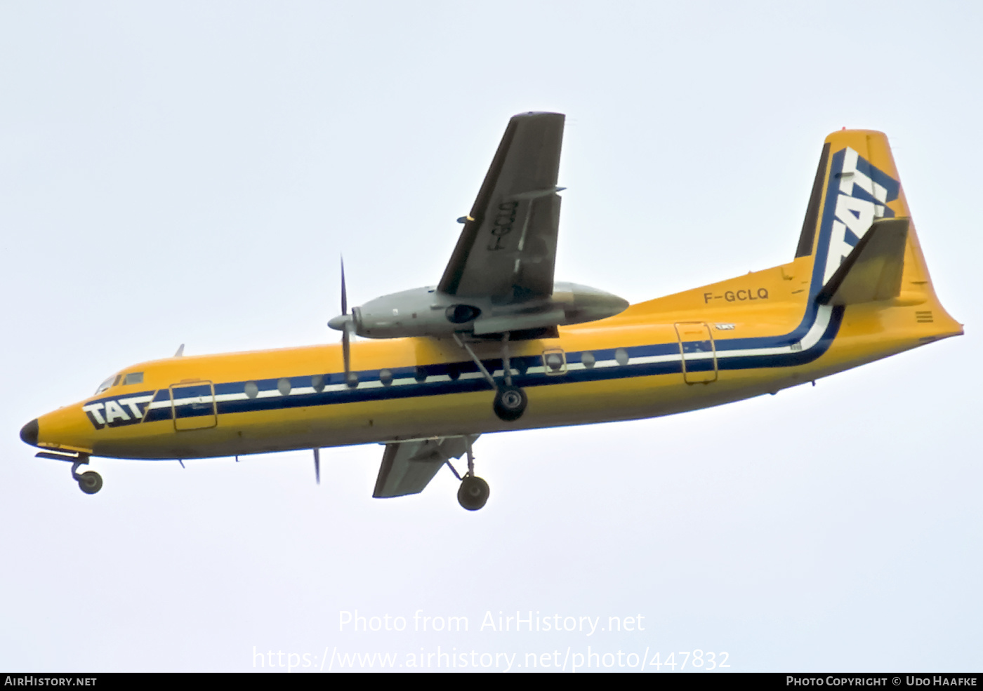 Aircraft Photo of F-GCLQ | Fairchild Hiller FH-227B | TAT - Touraine Air Transport | AirHistory.net #447832