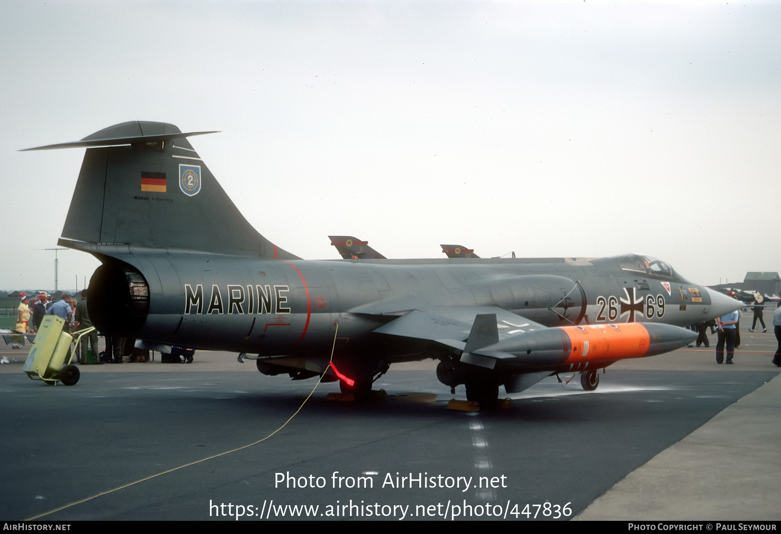 Aircraft Photo of 2669 | Lockheed F-104G Starfighter | Germany - Navy | AirHistory.net #447836