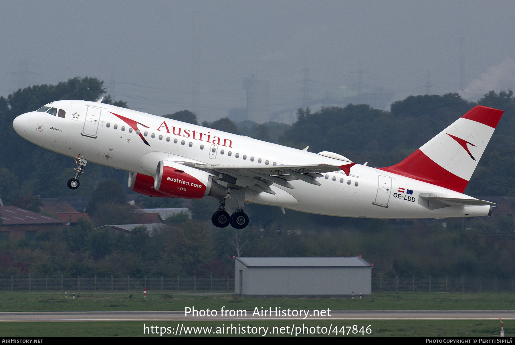 Aircraft Photo of OE-LDD | Airbus A319-112 | Austrian Airlines | AirHistory.net #447846