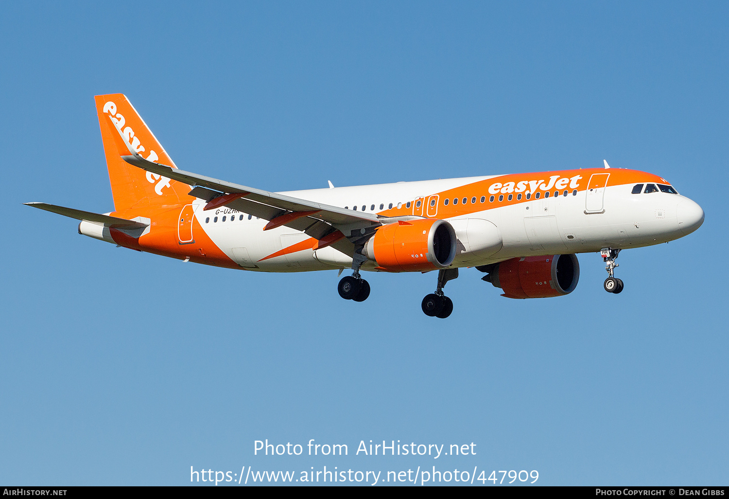 Aircraft Photo of G-UZHR | Airbus A320-251N | EasyJet | AirHistory.net #447909