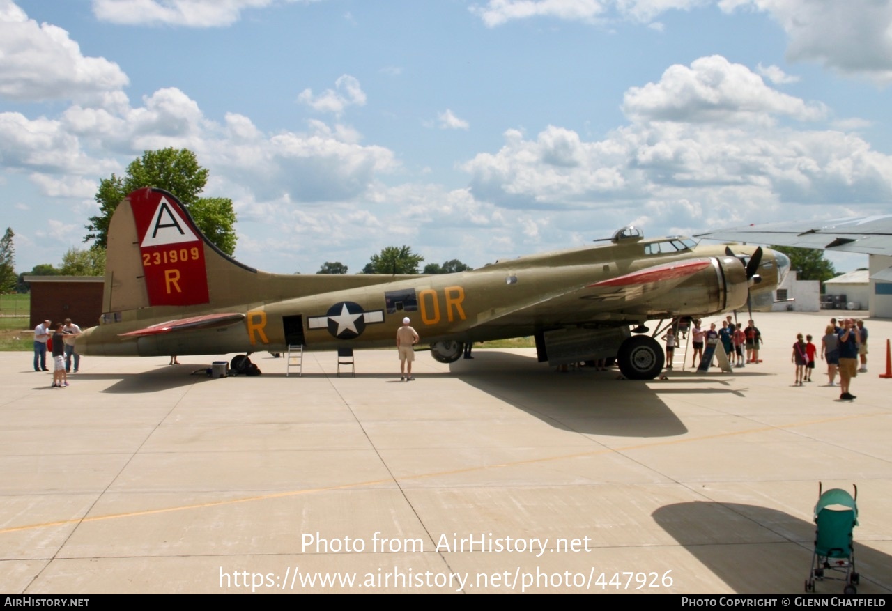 Aircraft Photo of N93012 / 231909 | Boeing B-17G Flying Fortress | USA - Air Force | AirHistory.net #447926