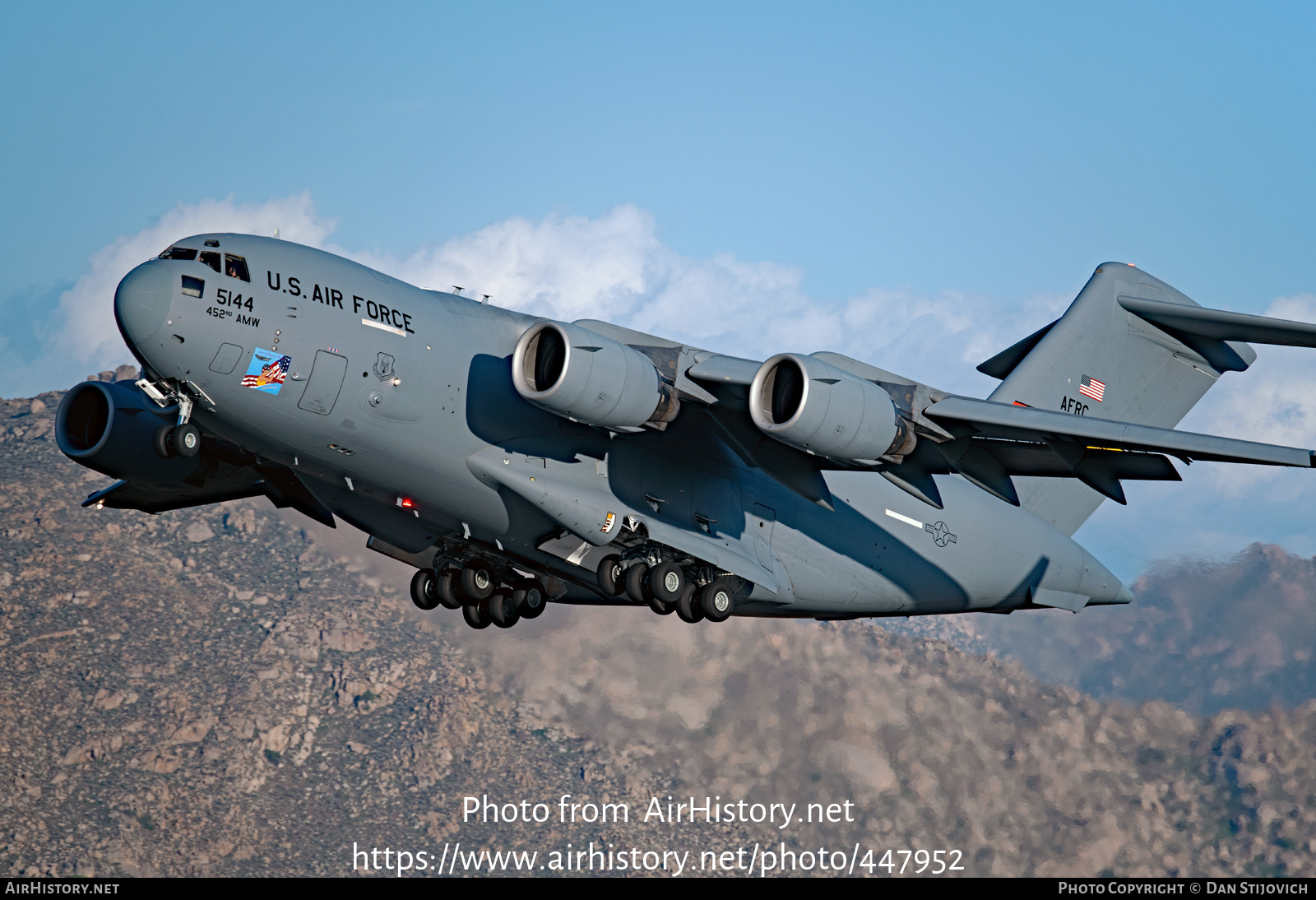 Aircraft Photo of 05-5144 / 55144 | Boeing C-17A Globemaster III | USA - Air Force | AirHistory.net #447952
