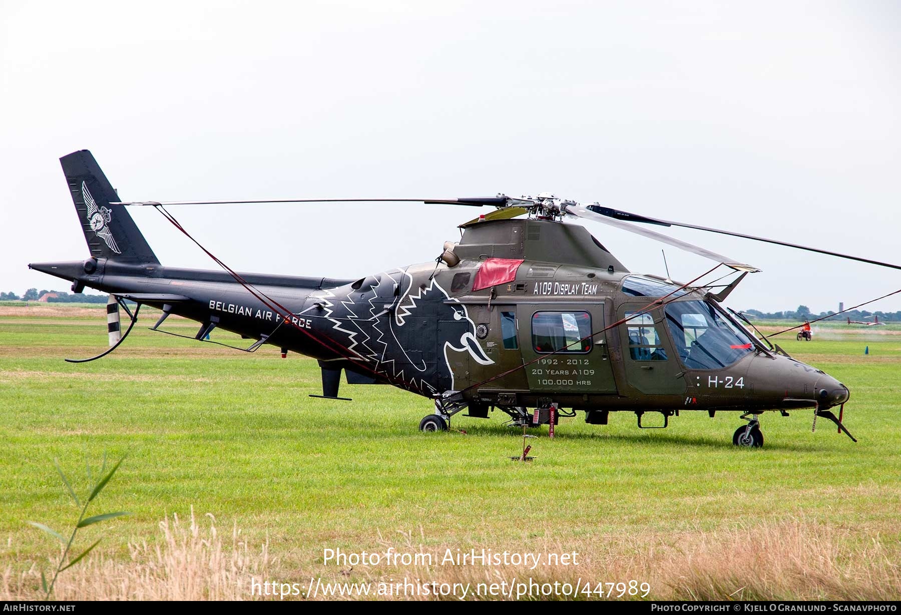 Aircraft Photo of H24 | Agusta A-109HO (A-109BA) | Belgium - Air Force | AirHistory.net #447989