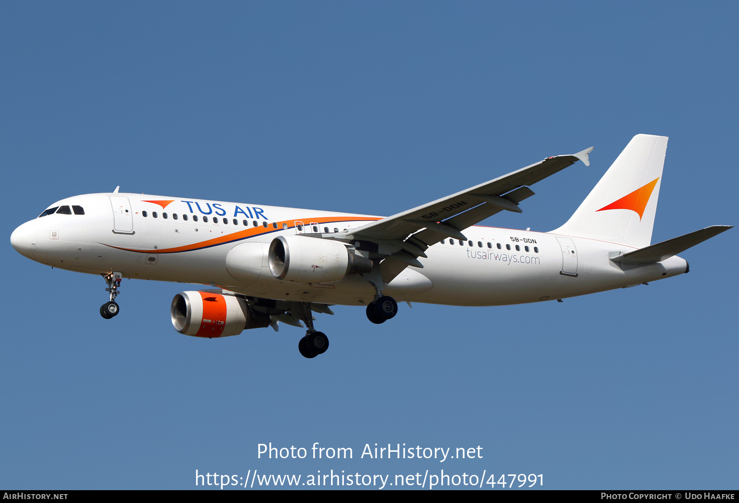 Aircraft Photo of 5B-DDN | Airbus A320-214 | Tus Airways | AirHistory.net #447991