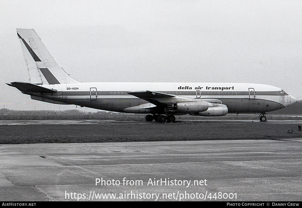 Aircraft Photo of OO-VGM | Boeing 720-022 | Delta Air Transport - DAT | AirHistory.net #448001