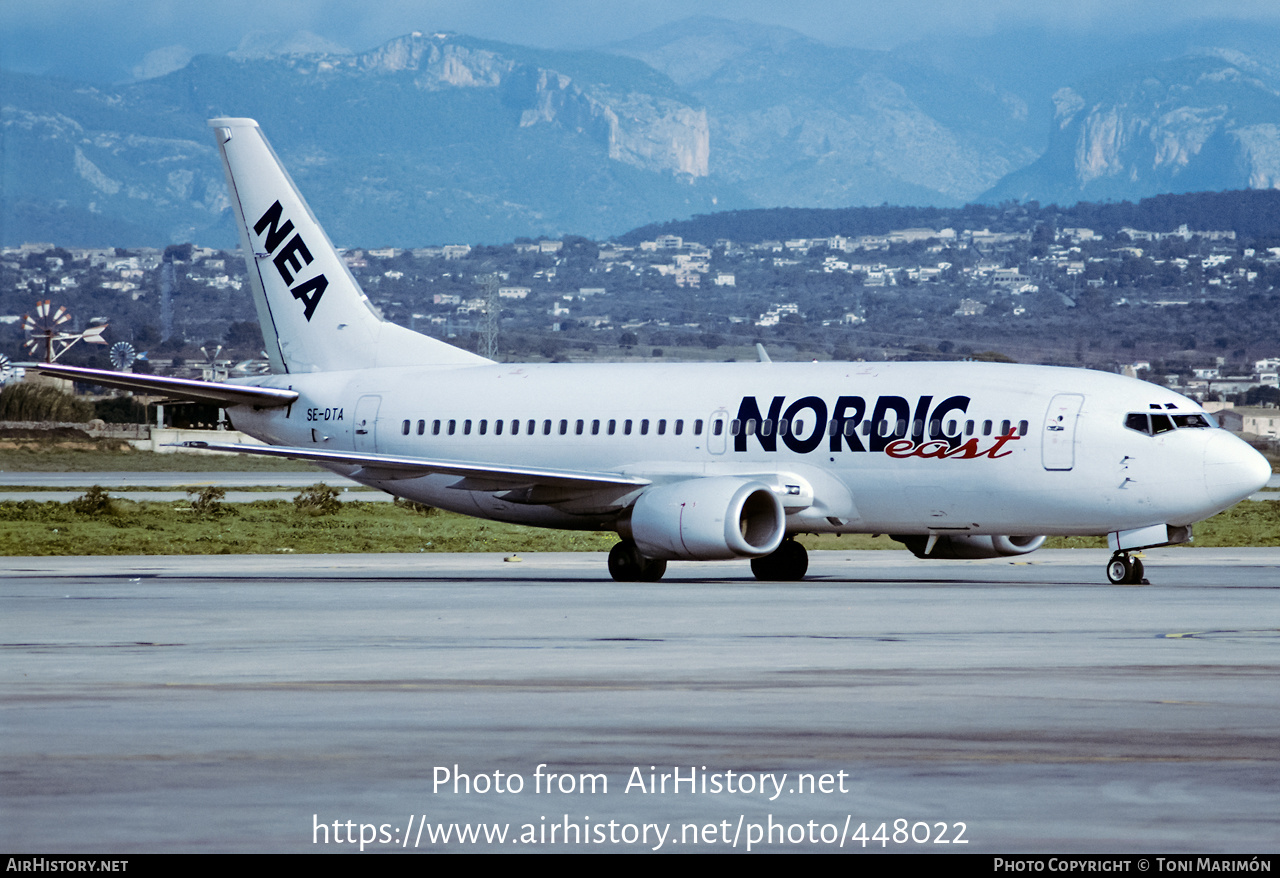 Aircraft Photo of SE-DTA | Boeing 737-3Q8 | Nordic East Airways - NEA | AirHistory.net #448022