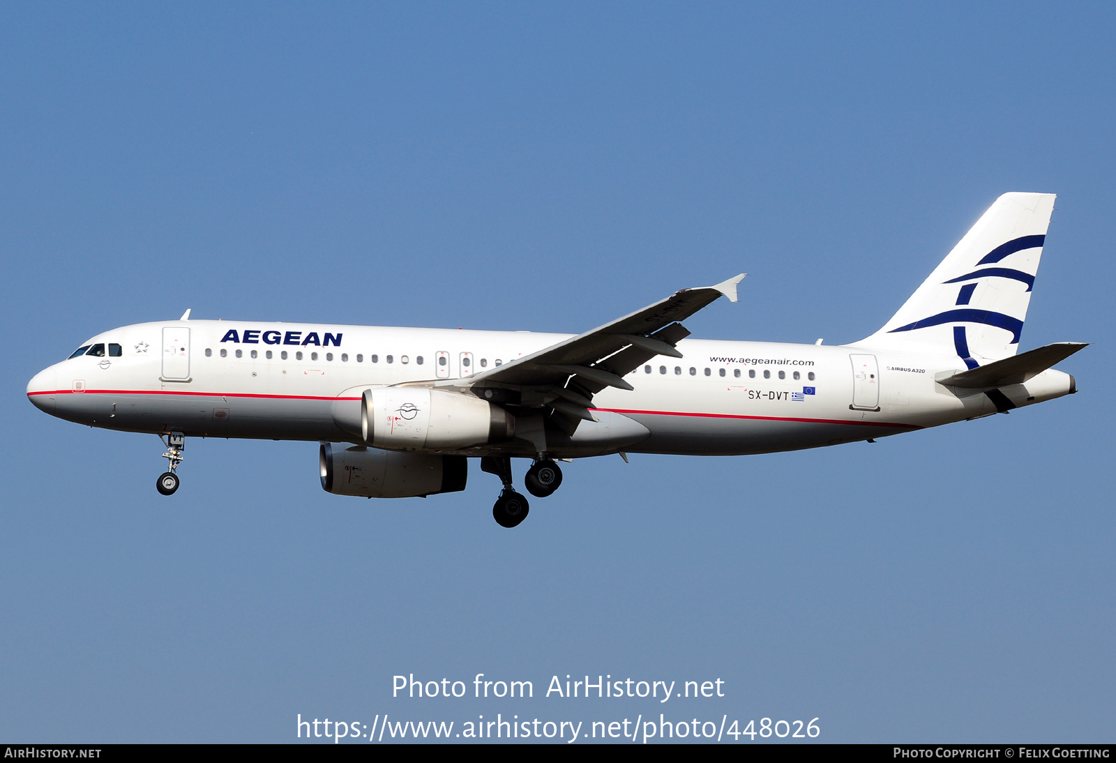 Aircraft Photo of SX-DVT | Airbus A320-232 | Aegean Airlines | AirHistory.net #448026