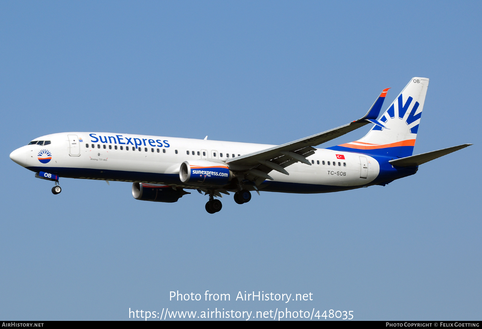 Aircraft Photo of TC-SOB | Boeing 737-8HC | SunExpress | AirHistory.net #448035