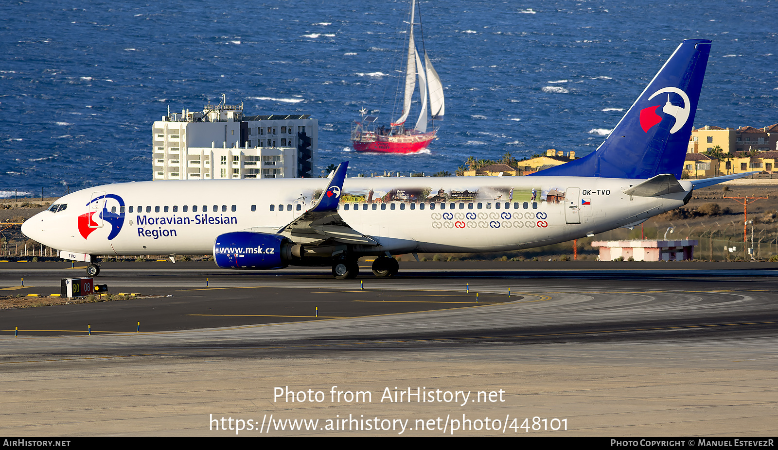 Aircraft Photo of OK-TVO | Boeing 737-8CX | Travel Service | AirHistory.net #448101