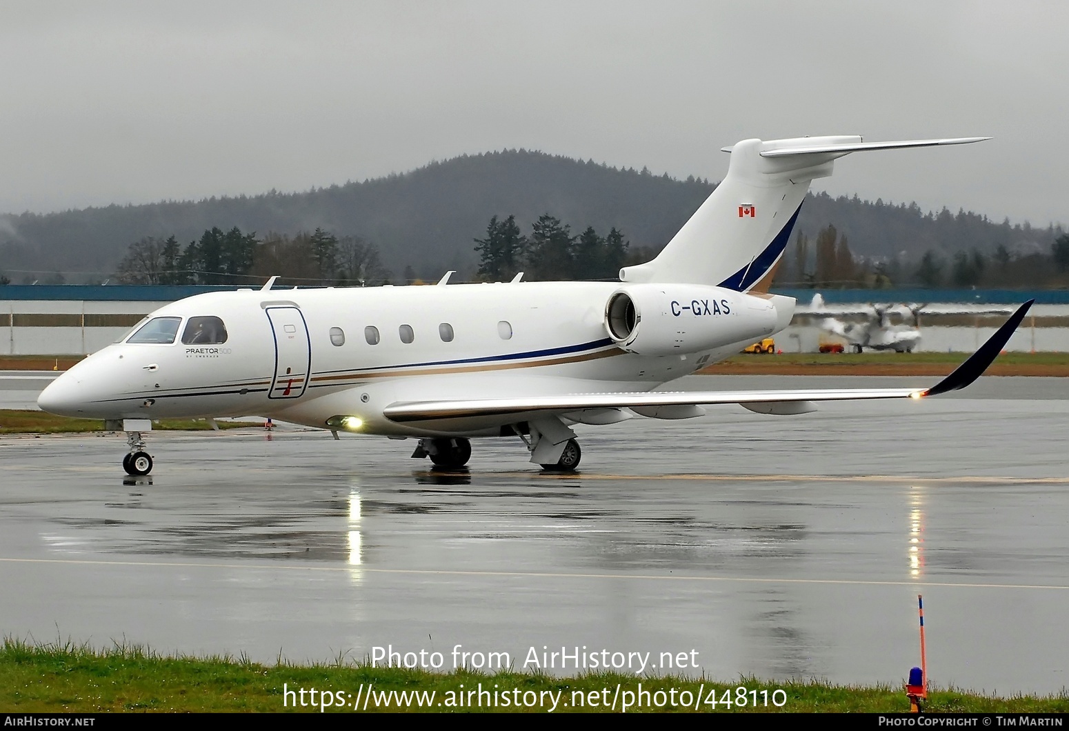 Aircraft Photo of C-GXAS | Embraer EMB-545 Praetor 500 | AirHistory.net #448110