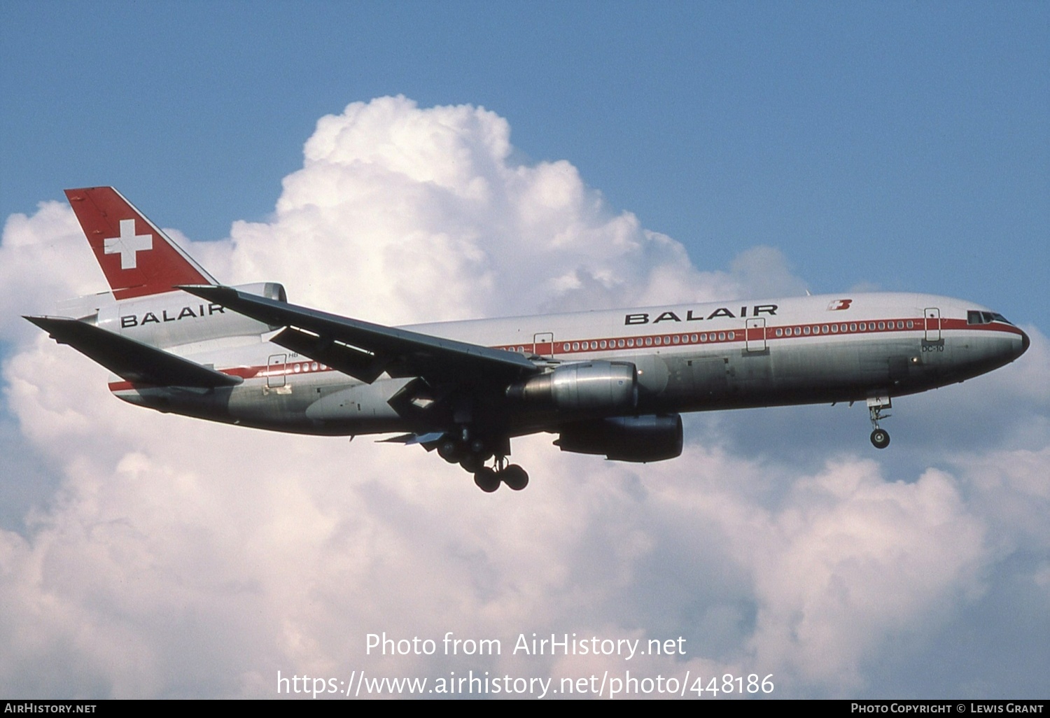 Aircraft Photo of HB-IHK | McDonnell Douglas DC-10-30 | Balair | AirHistory.net #448186