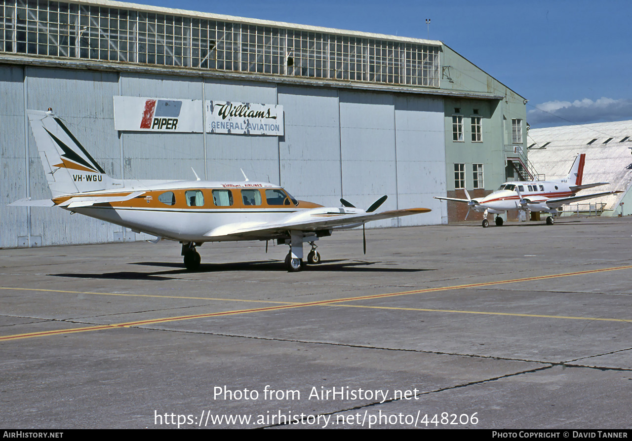 Aircraft Photo of VH-WGU | Piper PA-31-310 Navajo | Williams Airlines | AirHistory.net #448206