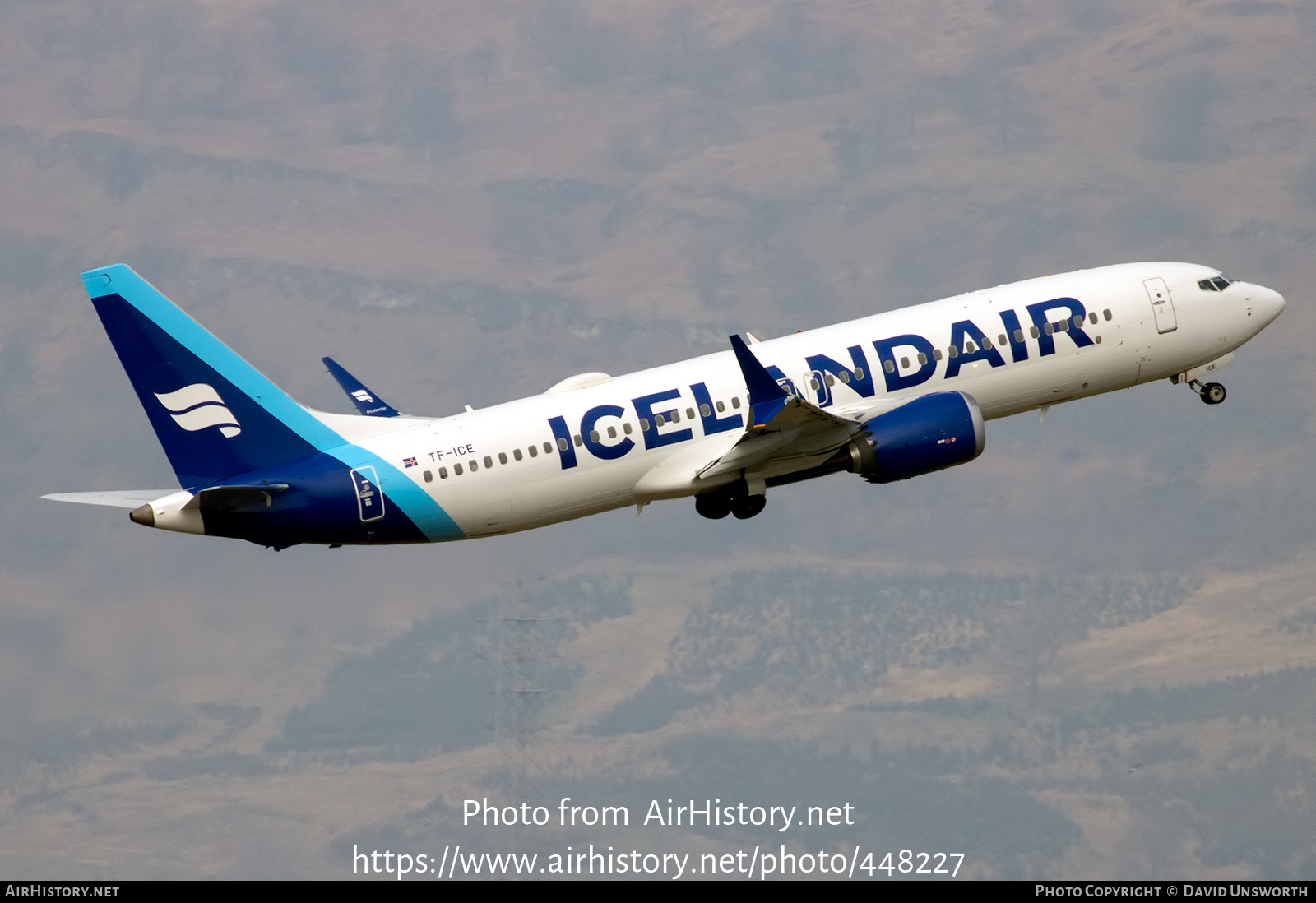 Aircraft Photo of TF-ICE | Boeing 737-8 Max 8 | Icelandair | AirHistory.net #448227