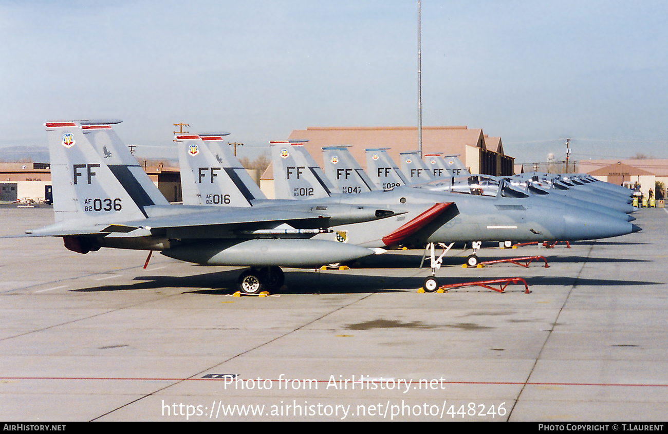 Aircraft Photo of 82-0036 / 82-036 | McDonnell Douglas F-15C Eagle | USA - Air Force | AirHistory.net #448246