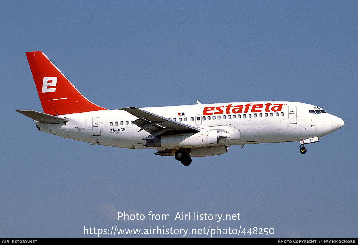 Aircraft Photo of XA-ACP | Boeing 737-2T4C/Adv | Estafeta Carga Aerea | AirHistory.net #448250