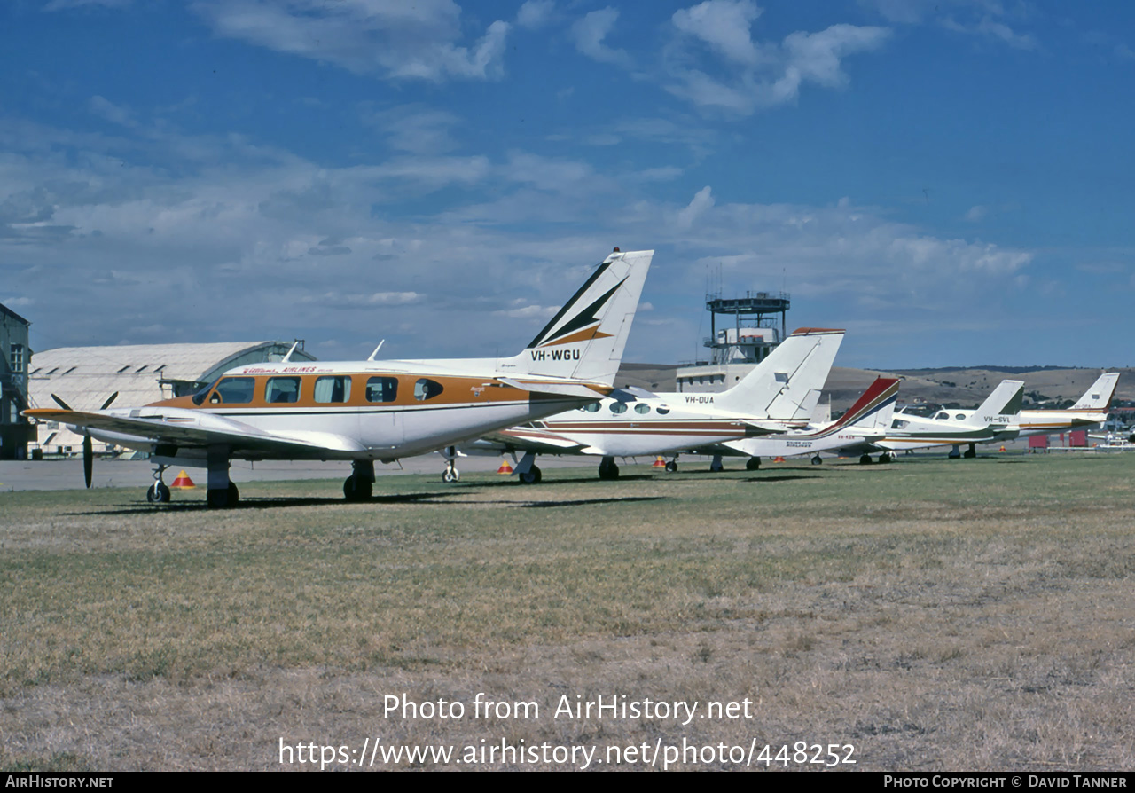 Aircraft Photo of VH-WGU | Piper PA-31-310 Navajo | Williams Airlines | AirHistory.net #448252