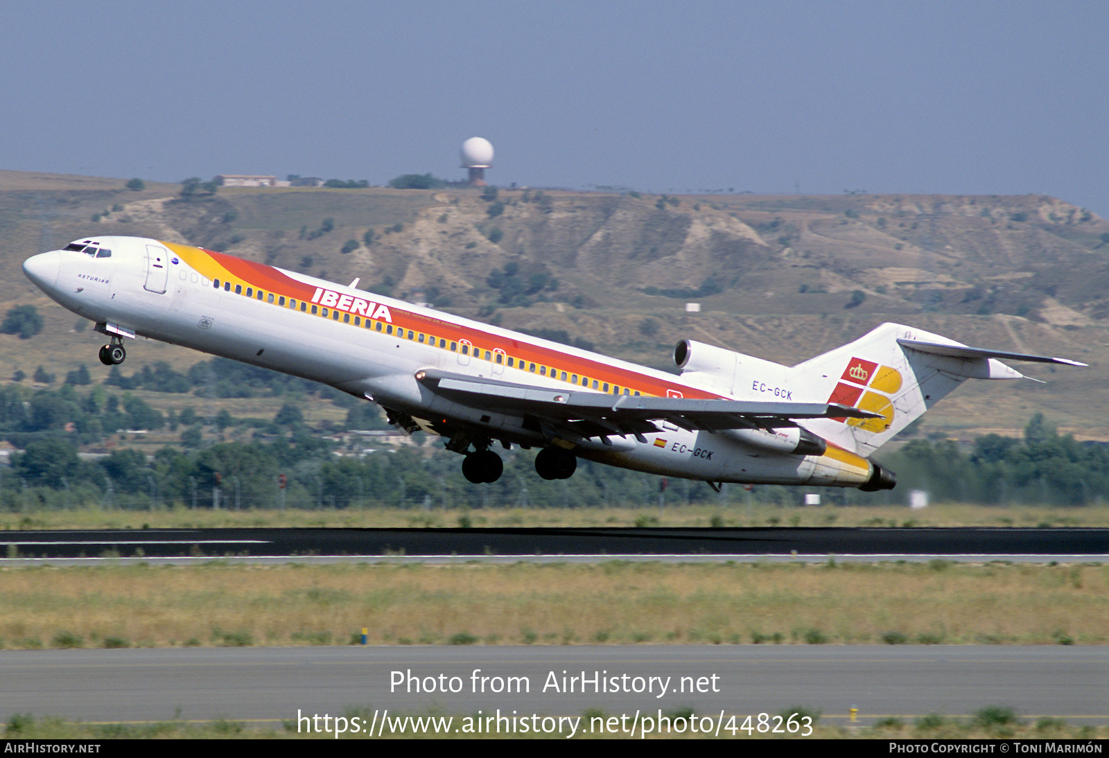 Aircraft Photo of EC-GCK | Boeing 727-256/Adv | Iberia | AirHistory.net #448263