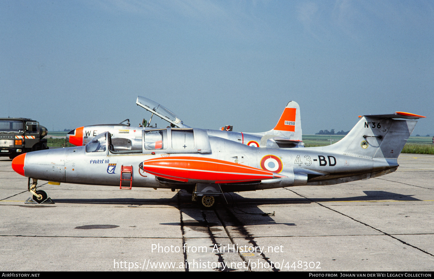 Aircraft Photo of 36 | Morane-Saulnier MS-760 Paris IR | France - Air Force | AirHistory.net #448302