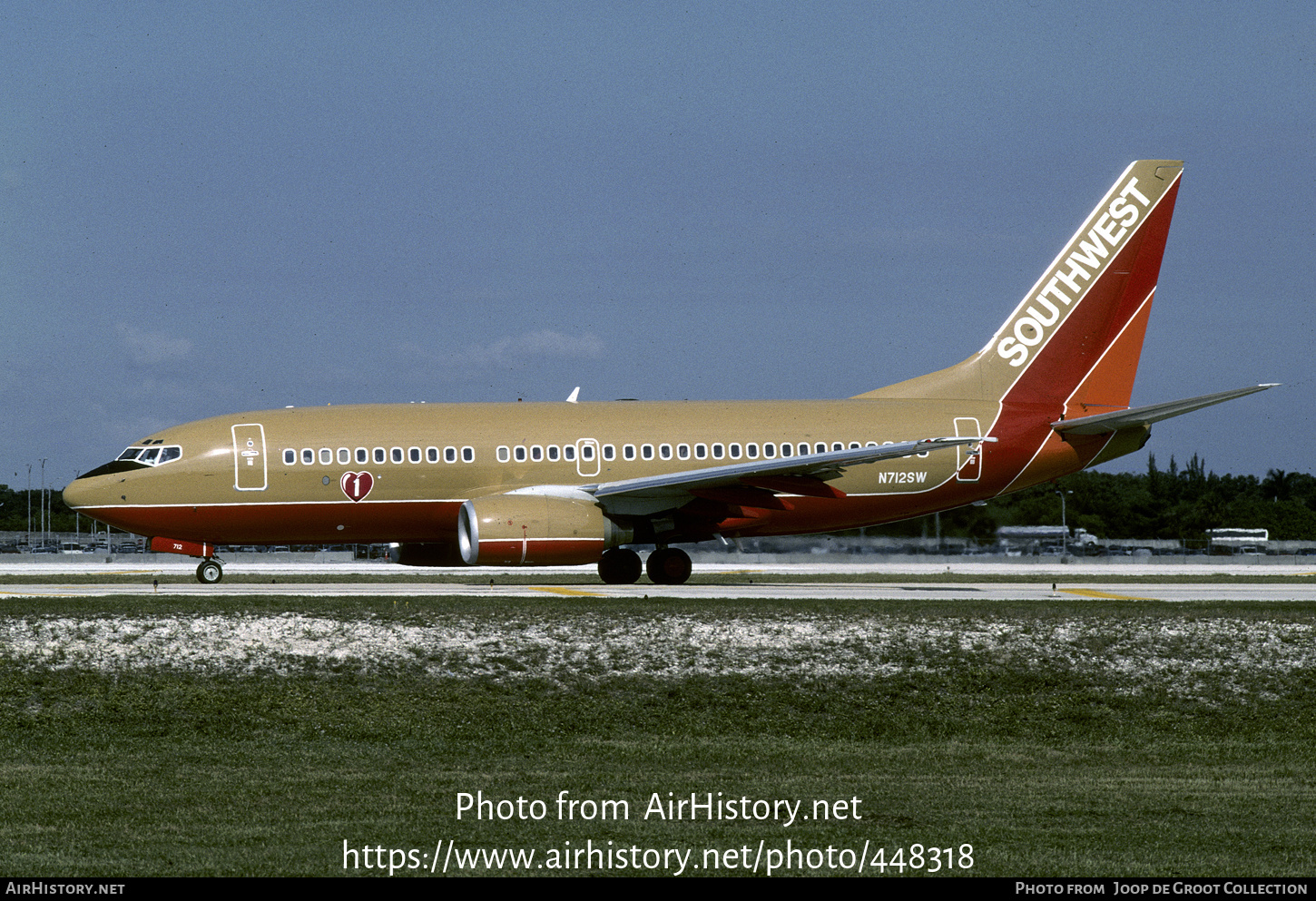 Aircraft Photo of N712SW | Boeing 737-7H4 | Southwest Airlines | AirHistory.net #448318