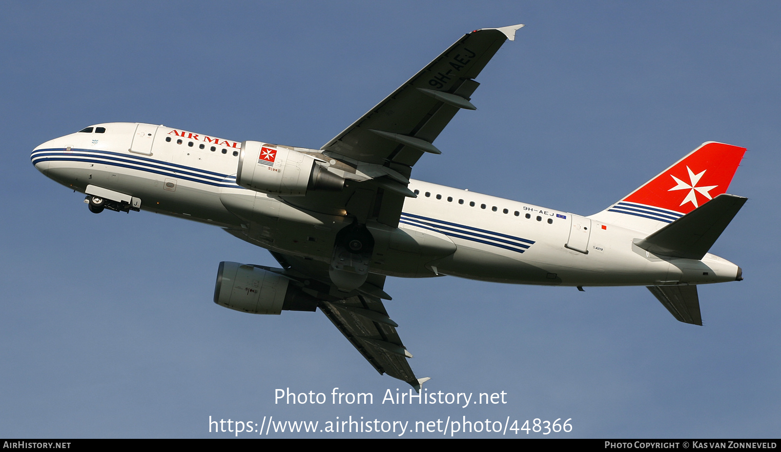 Aircraft Photo of 9H-AEJ | Airbus A319-112 | Air Malta | AirHistory.net #448366