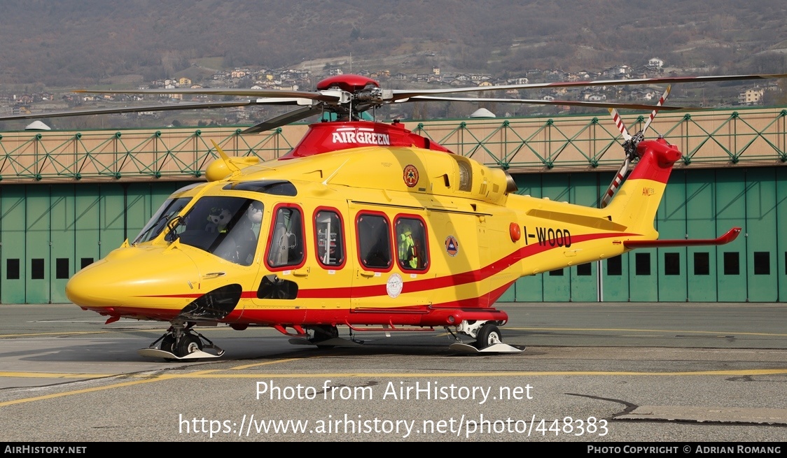 Aircraft Photo of I-WOOD | Leonardo AW-139 | Airgreen | AirHistory.net #448383