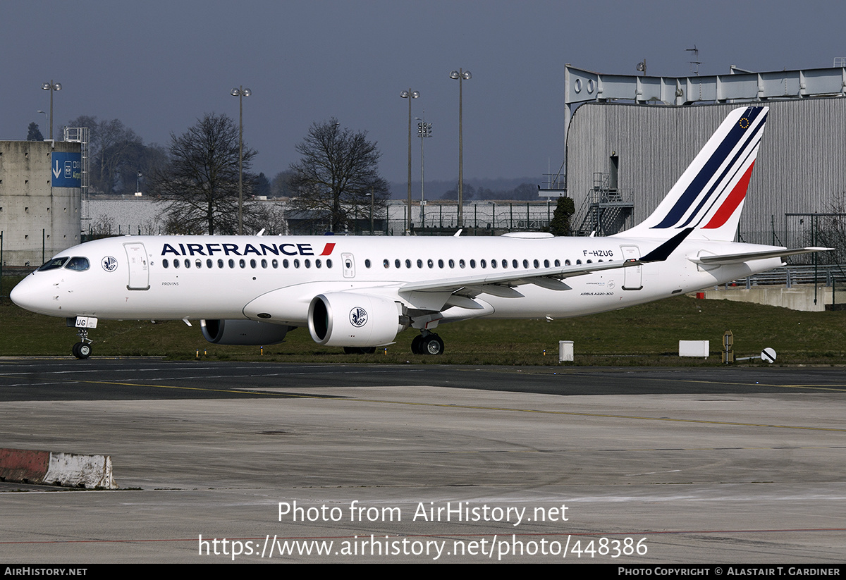 Aircraft Photo of F-HZUG | Airbus A220-371 (BD-500-1A11) | Air France | AirHistory.net #448386