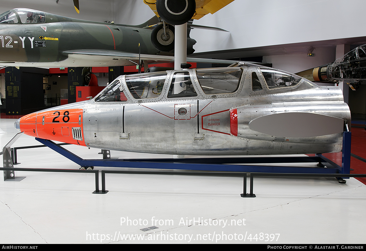 Aircraft Photo of 28 | Fouga CM-170R Magister | France - Air Force | AirHistory.net #448397