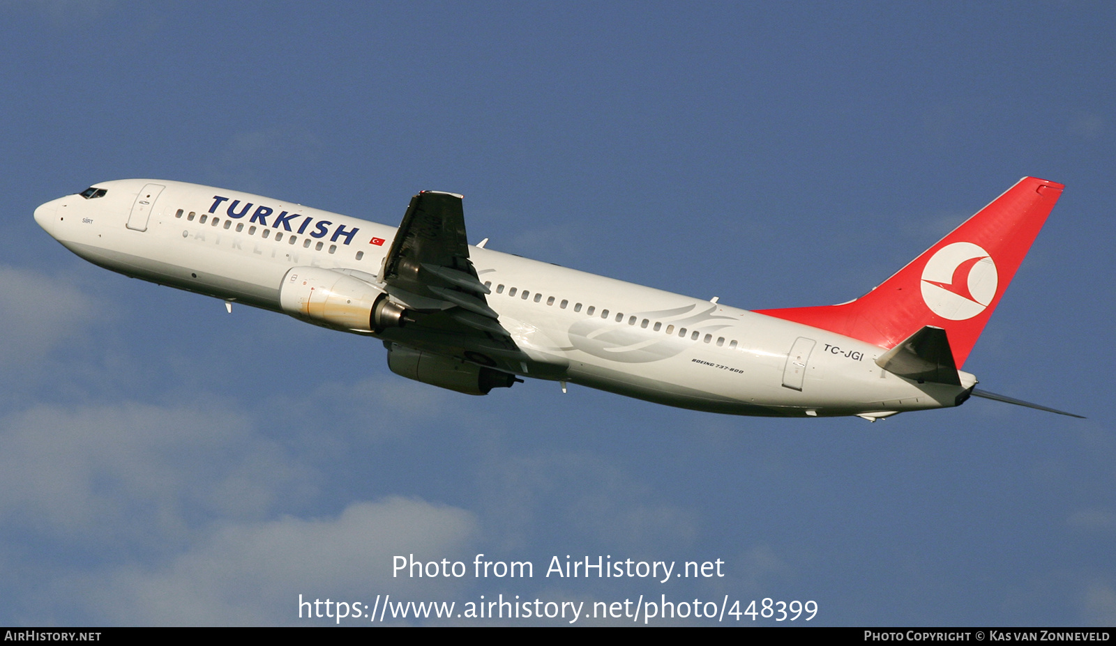 Aircraft Photo of TC-JGI | Boeing 737-8F2 | Turkish Airlines | AirHistory.net #448399