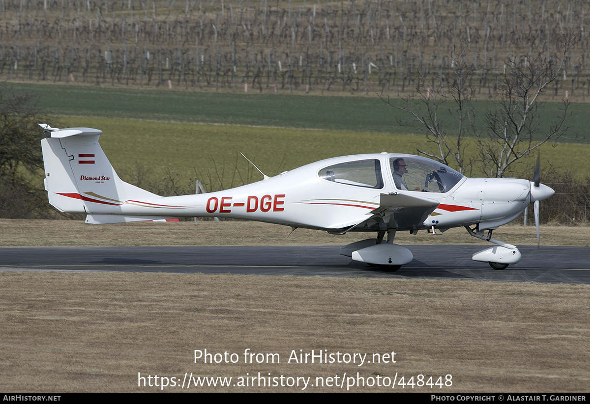 Aircraft Photo of OE-DGE | Diamond DA40 Diamond Star | AirHistory.net #448448