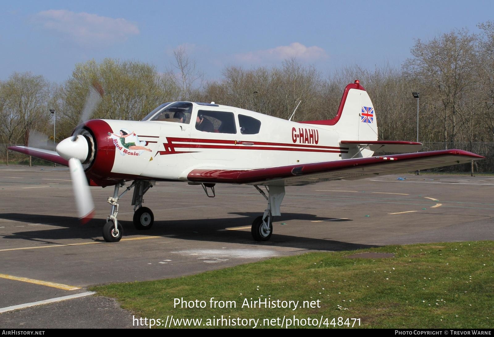 Aircraft Photo of G-HAHU | Yakovlev Yak-18T | AirHistory.net #448471