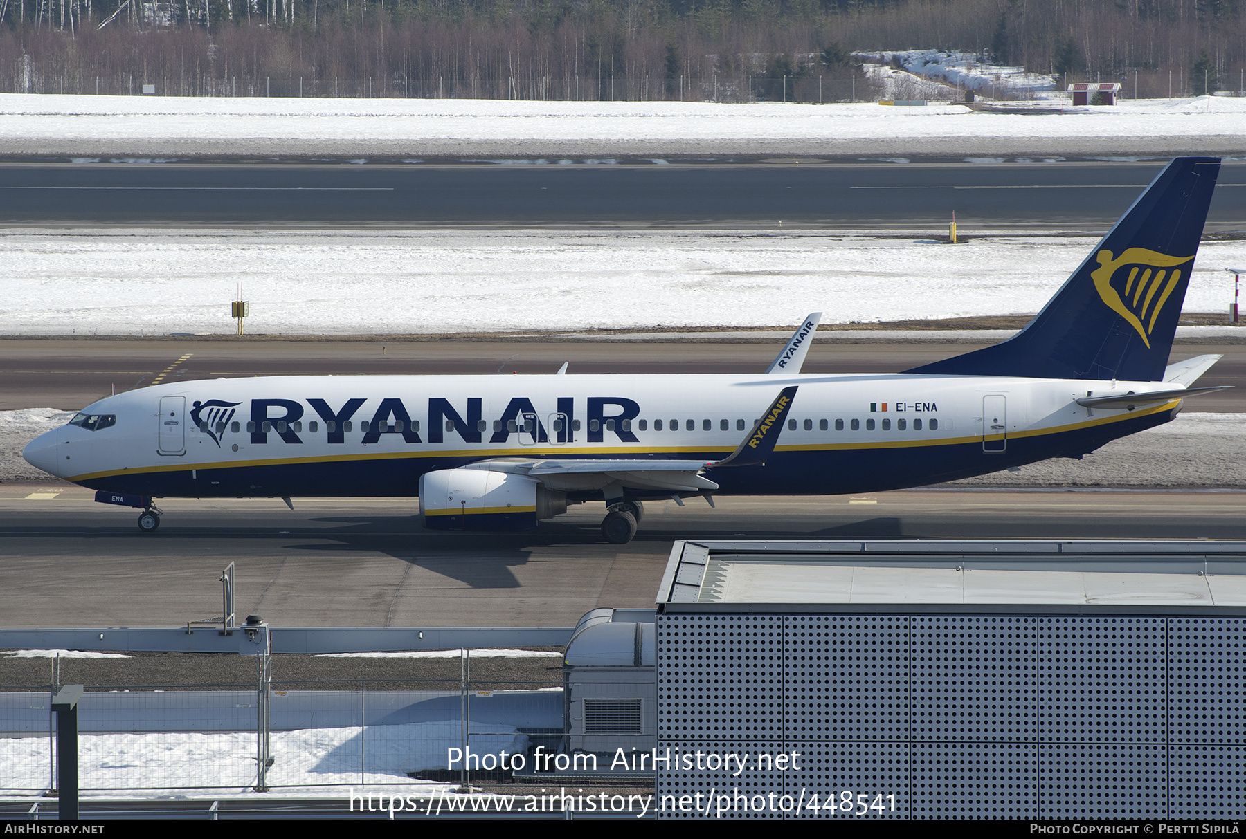 Aircraft Photo of EI-ENA | Boeing 737-8AS | Ryanair | AirHistory.net #448541